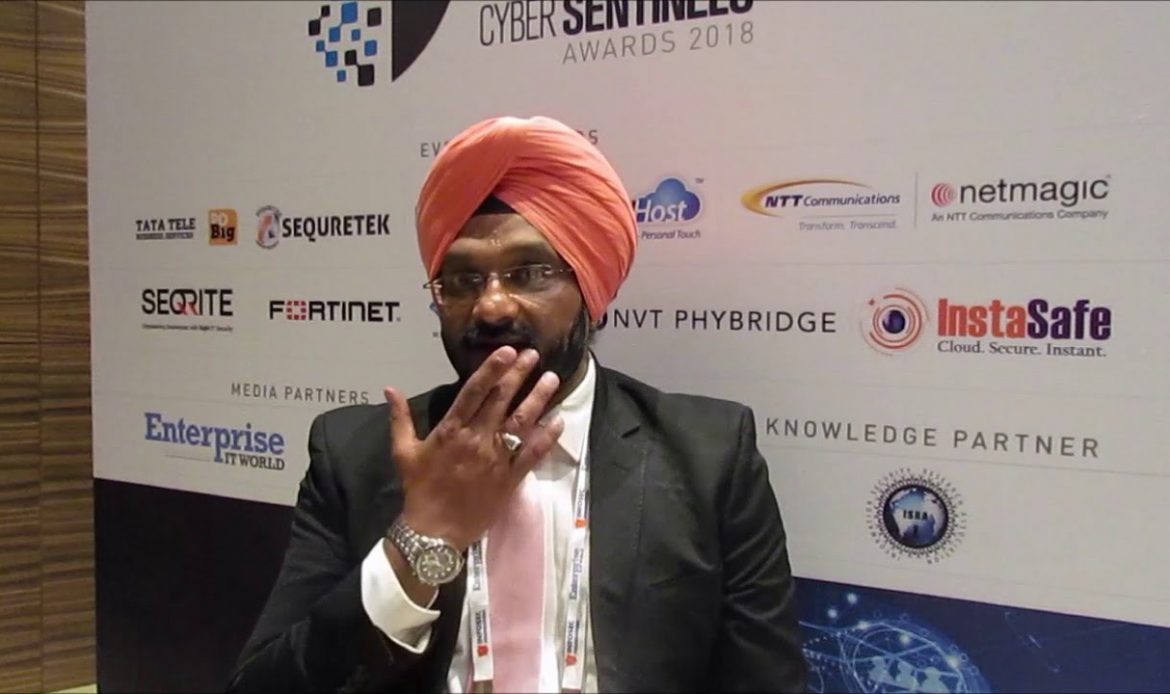 Col Inderjit Singh, Chief Information Officer, BCL speaking on security symposium 2018