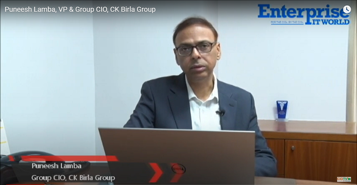 Puneesh Lamba, Group CIO, CK Birla Group