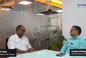 Sunil Paul, Co-Founder & CEO, Finesse speaking to Sanjay Mohapatra, Editor Enterprise IT World MEA