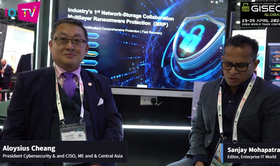Aloysius Cheang, Chief Security Officer at Huawei Middle East and Central Asia