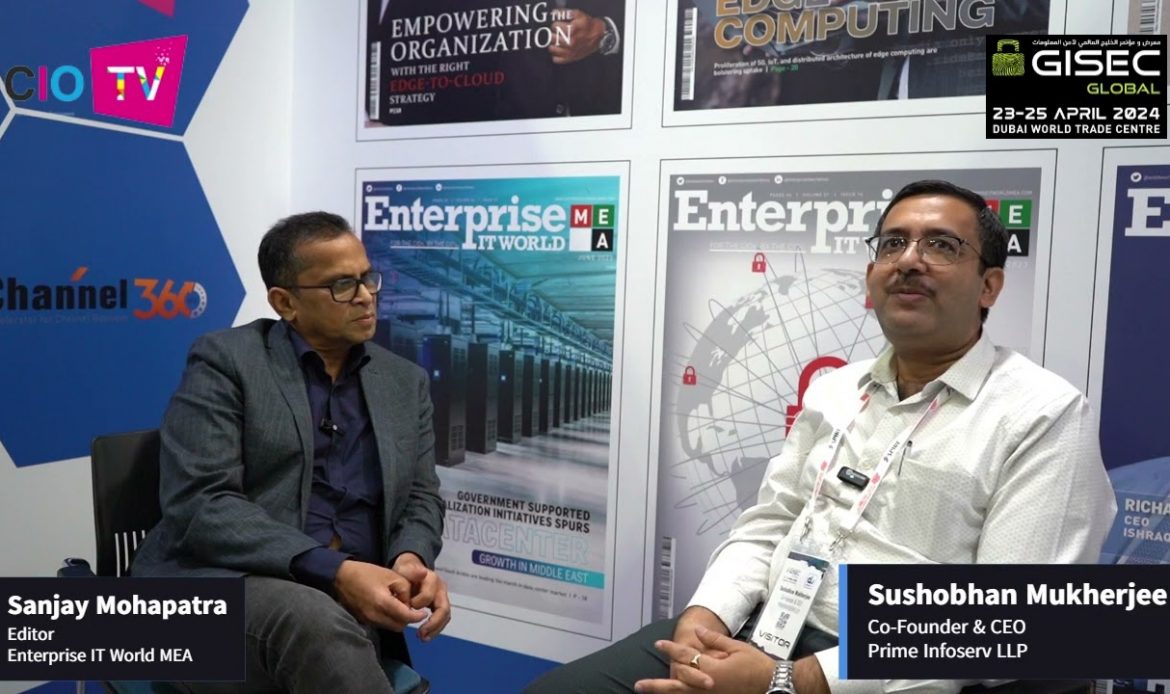 Sushobhan Mukherjee, Co-Founder & CEO, Prime Infoserv LLP speaking to Enterprise IT World