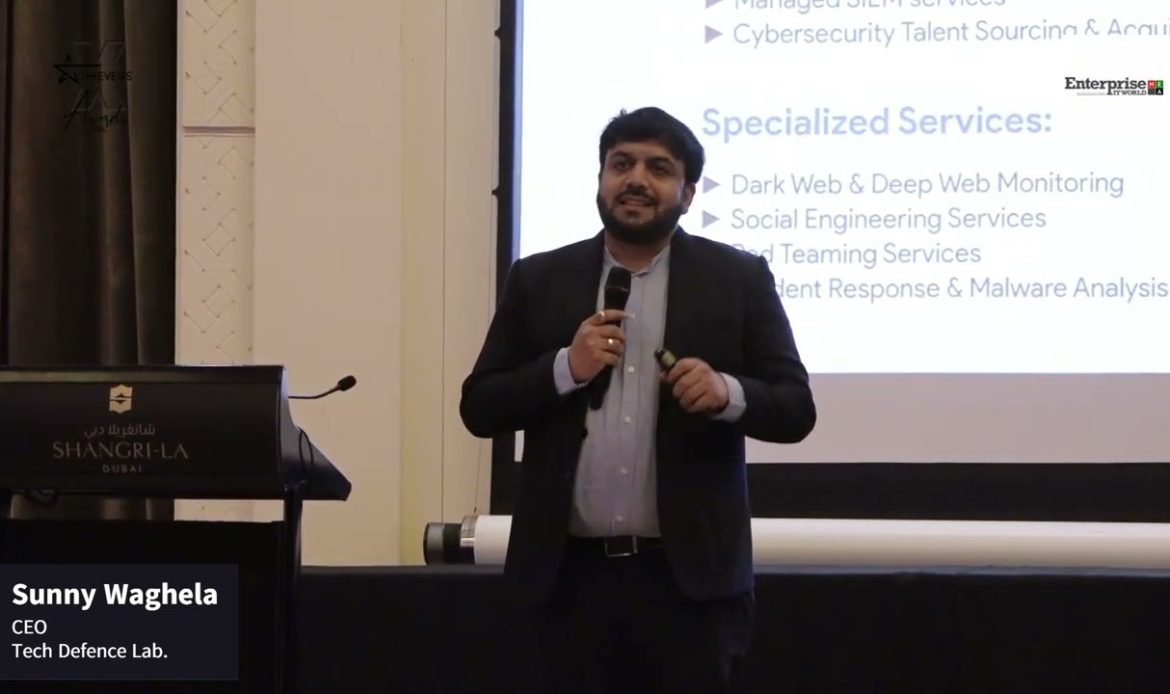 Sunny Waghela, CEO, Tech Defence Lab