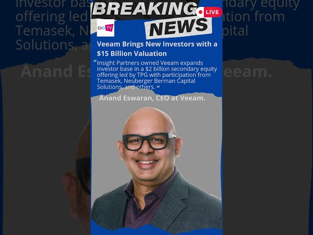 Anand Eswaran, CEO at Veeam.