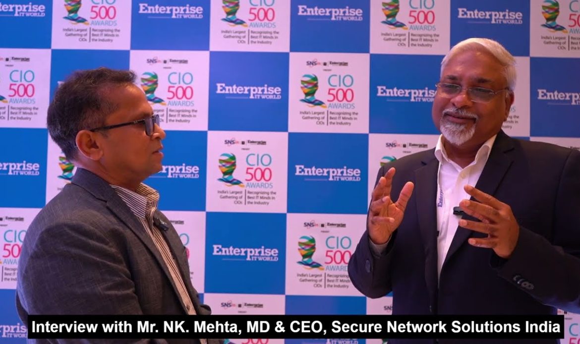 Interview: N.K. Mehta, Founder & CEO, SNS India | CIO500 Accelerator X Awards 2025 Hyderabad