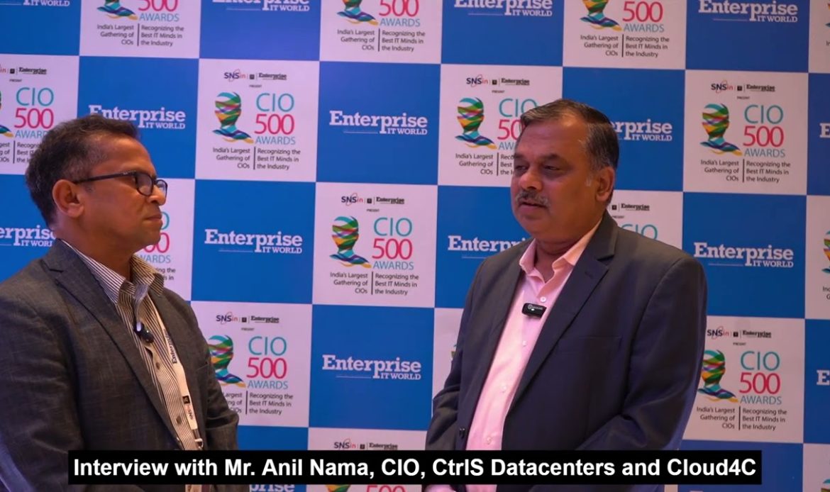 Interview: Anil Nama, CIO, CtrlS Datacenters & Cloud4C | CIO 500 Hyderabad 2025 | CIOTV