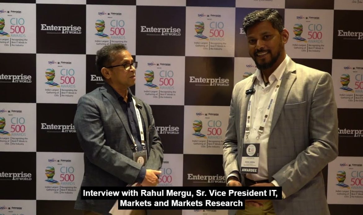 Overcoming Industry Challenges: Rahul Mergu on Innovation & Resilience | CIO500 Pune | CIOTV