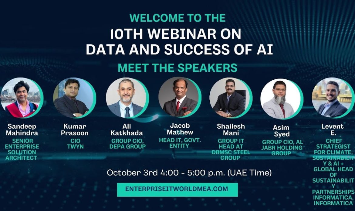 Discussion on the “Data and Success of AI” | Webinar | CIOTV | Enterprise IT World MEA