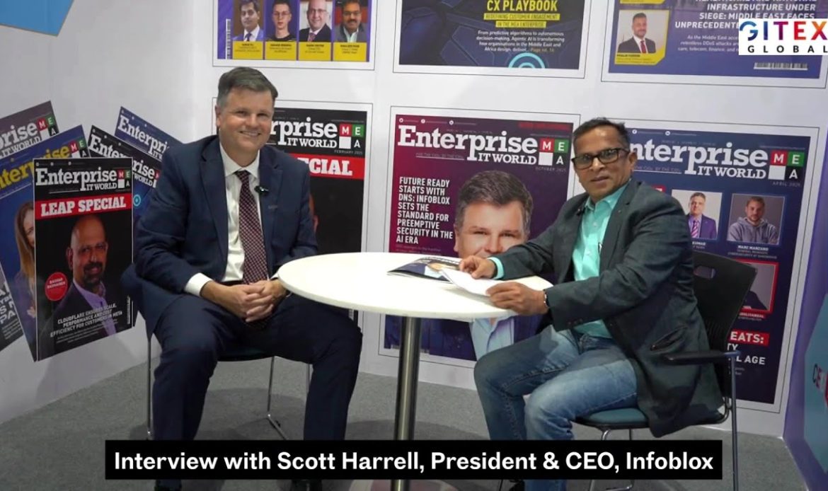 Interview: Scott Harrell, President & CEO, Infoblox | GITEX Global 2025 Dubai