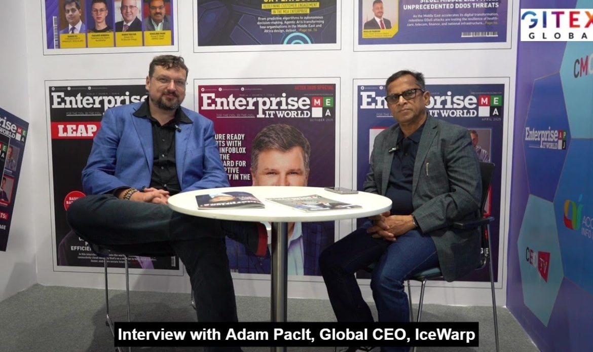 Interview: Adam Paclt, Global CEO, IceWarp | GITEX Global 2025 Dubai | CIOTV | EnterpriseITWorld MEA
